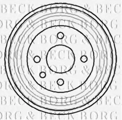 Тормозной барабан BORG & BECK купить