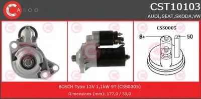 Стартер BRAND NEW SERIES CASCO купить