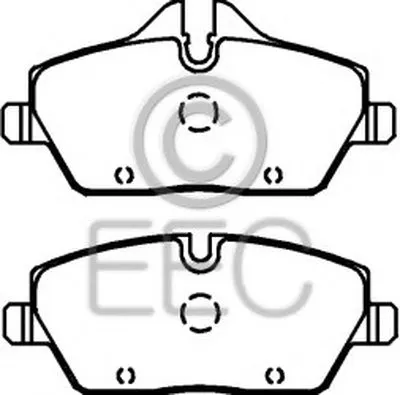 Комплект тормозных колодок, дисковый тормоз EEC купить
