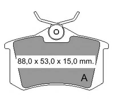 Комплект тормозных колодок, дисковый тормоз VEMA купить