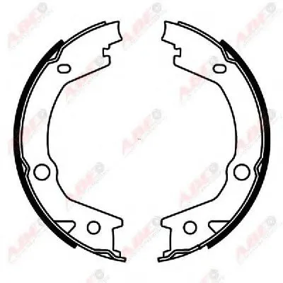 Комплект тормозных колодок, стояночная тормозная система ABE купить