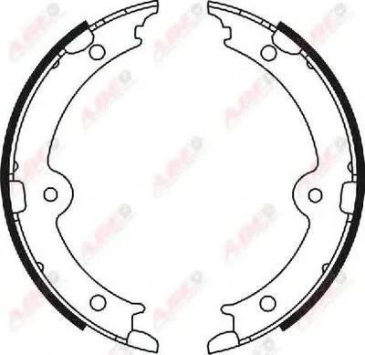 Комплект тормозных колодок, стояночная тормозная система ABE купить