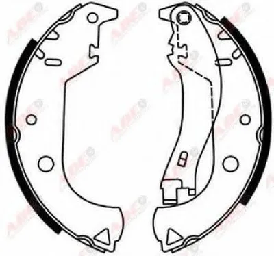 Комплект тормозных колодок ABE купить