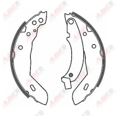 Комплект тормозных колодок ABE купить