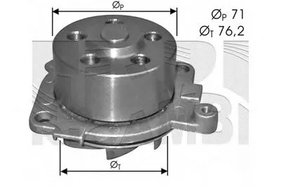 Водяной насос AUTOTEAM купить