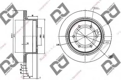 Тормозной диск DJ PARTS купить