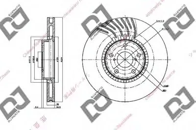 Тормозной диск DJ PARTS купить