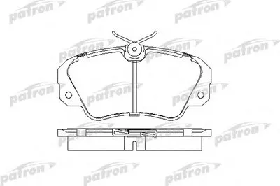 Комплект тормозных колодок, дисковый тормоз PATRON купить