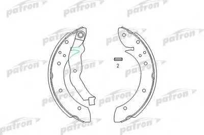 Комплект тормозных колодок PATRON купить