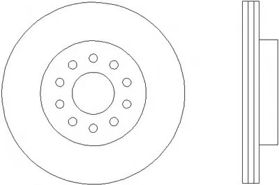 Тормозной диск PRO HELLA PAGID купить