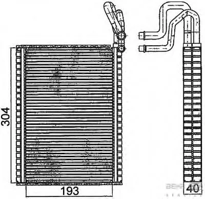 Испаритель, кондиционер BEHR HELLA SERVICE купить