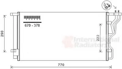 Конденсатор, кондиционер VAN WEZEL купить