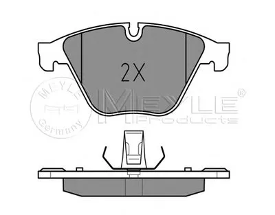Комплект тормозных колодок, дисковый тормоз MEYLE купить