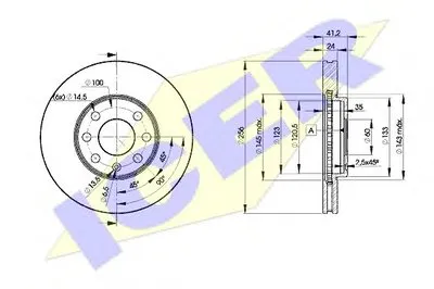Тормозной диск ICER купить