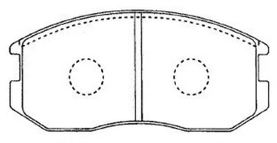 Комплект тормозных колодок, дисковый тормоз Premium Advics AISIN купить