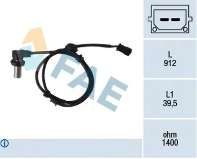 Датчик, частота вращения колеса FAE купить