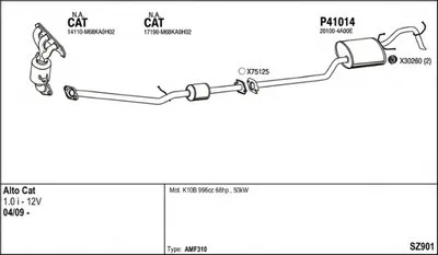 Система выпуска ОГ FENNO купить