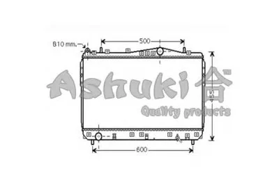 Радиатор, охлаждение двигателя ASHUKI купить