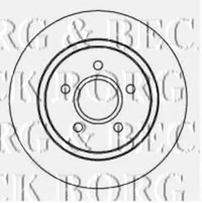 Тормозной диск BORG & BECK купить