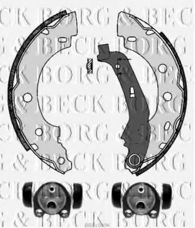 Комплект тормозных колодок BORG & BECK купить