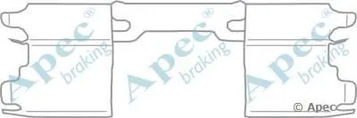 Комплектующие, тормозные колодки APEC braking купить