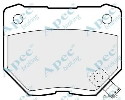 Комплект тормозных колодок, дисковый тормоз APEC braking купить