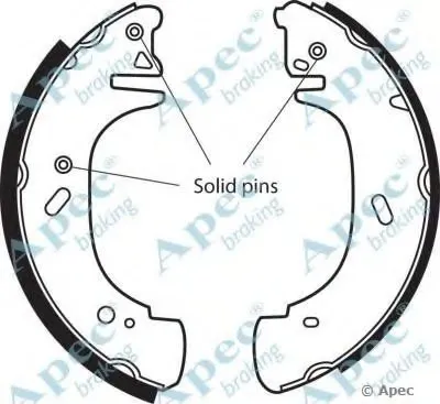 Тормозные колодки APEC braking купить