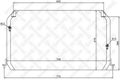 Конденсатор, кондиционер STELLOX купить