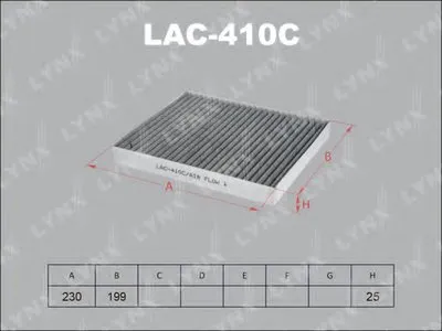 Фильтр, воздух во внутренном пространстве LYNXauto купить