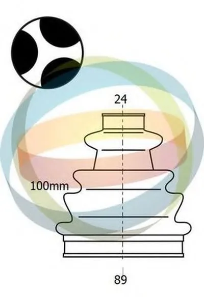 Комплект пылника, приводной вал ODM-MULTIPARTS купить
