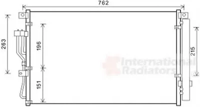 Конденсатор, кондиционер VAN WEZEL купить