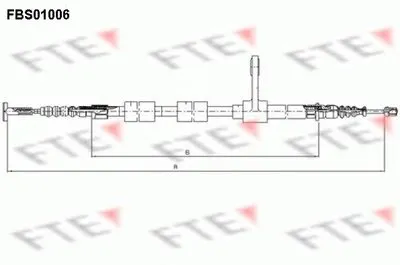Трос, стояночная тормозная система FTE купить