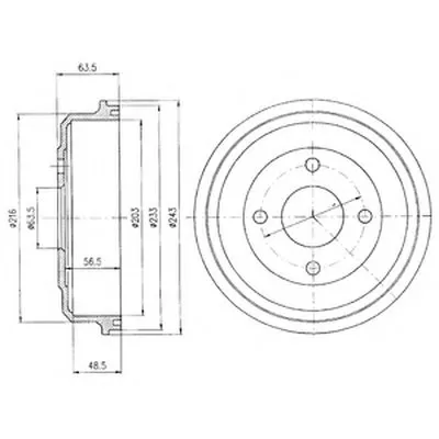 Тормозной барабан DELPHI купить