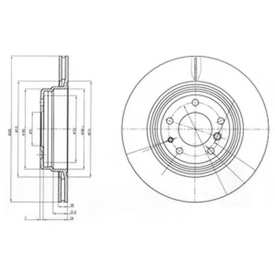 Тормозной диск DELPHI купить