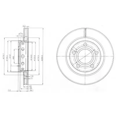 Тормозной диск DELPHI купить