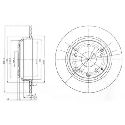 Тормозной диск DELPHI купить