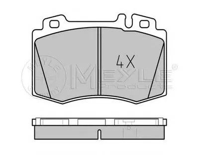 Комплект тормозных колодок, дисковый тормоз PLATINUM PAD MEYLE купить