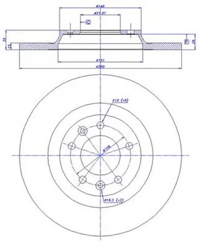 Тормозной диск CAR купить
