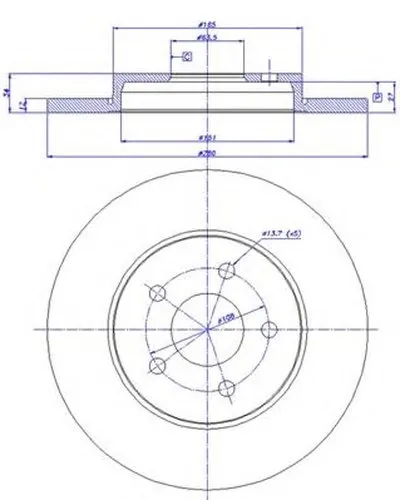 Тормозной диск CAR купить