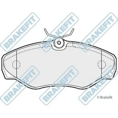 Комплект тормозных колодок, дисковый тормоз Brake Fit APEC braking купить