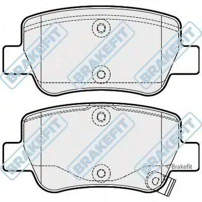 Комплект тормозных колодок, дисковый тормоз Brake Fit APEC braking купить