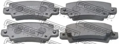 Комплект тормозных колодок, дисковый тормоз FEBEST купить