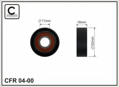 Натяжной ролик, поликлиновой  ремень CAFFARO купить