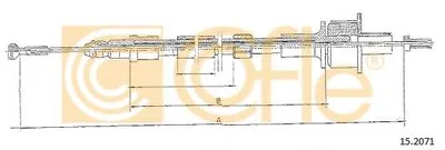 Тросик сцепления COFLE купить