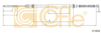 Трос, стояночная тормозная система COFLE купить