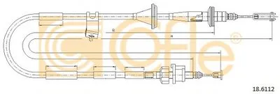 Тросик сцепления COFLE купить