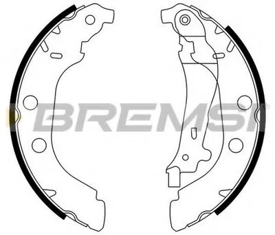 Комплект тормозных колодок BREMSI купить
