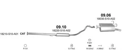 Система выпуска ОГ POLMO купить