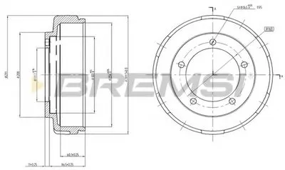 Тормозной барабан BREMSI купить