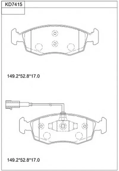 Комплект тормозных колодок, дисковый тормоз ASIMCO купить